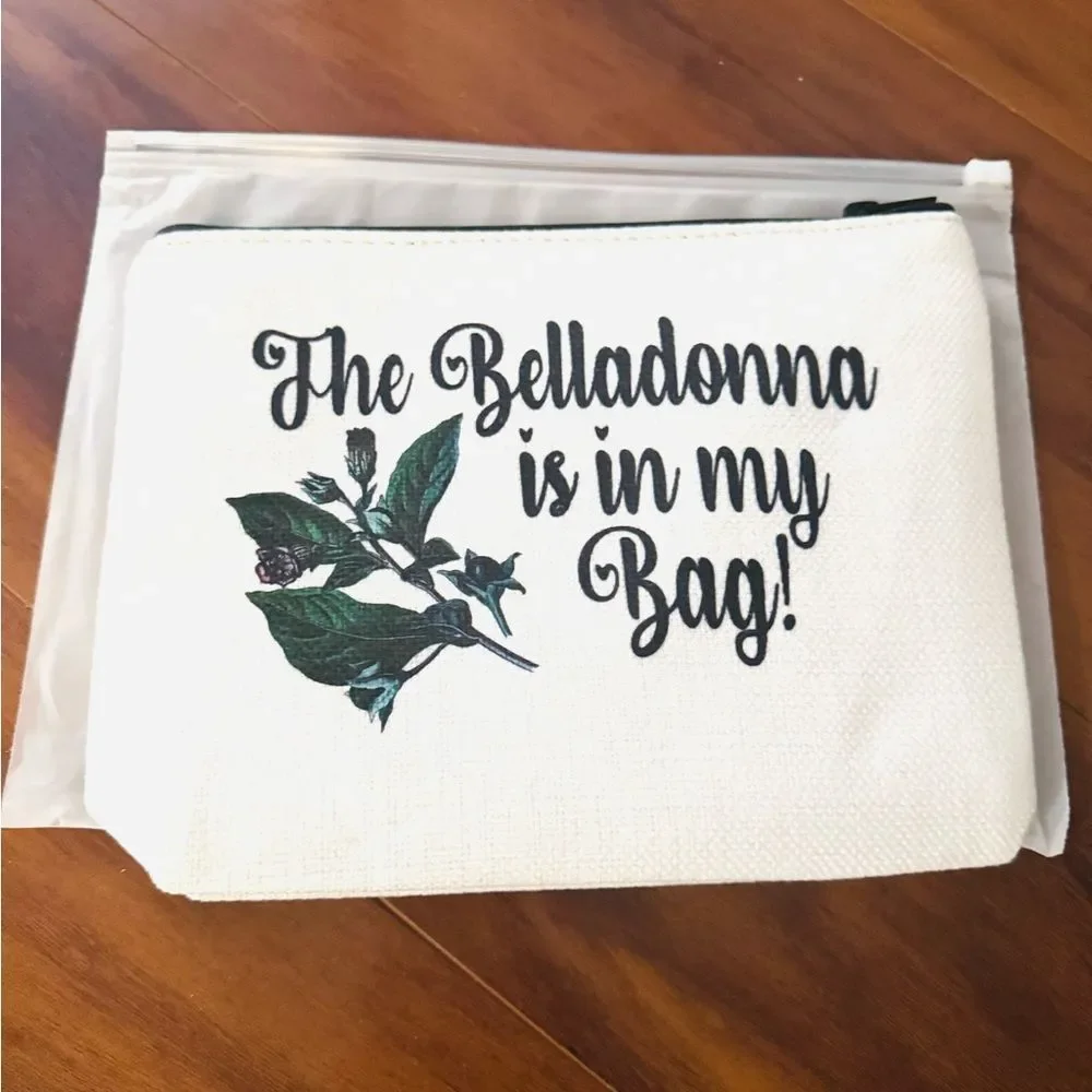 The Belladonna Is In My Bag Movie Inspired Writing Is On Both Sides NEW